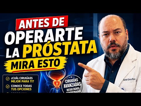 El Dr. Daniel Garza Nava en su video sobre próstata